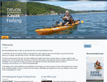 Tablet Screenshot of devonkayakfishing.com